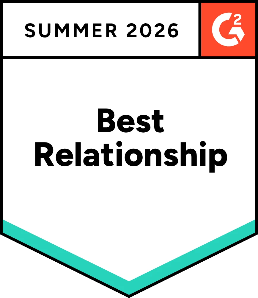 G2 Best Relationship — Summer 2026